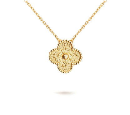 [OAK JURI]CLOVER 15MM SINGLE FLOWER NECKLACE COLLECTION