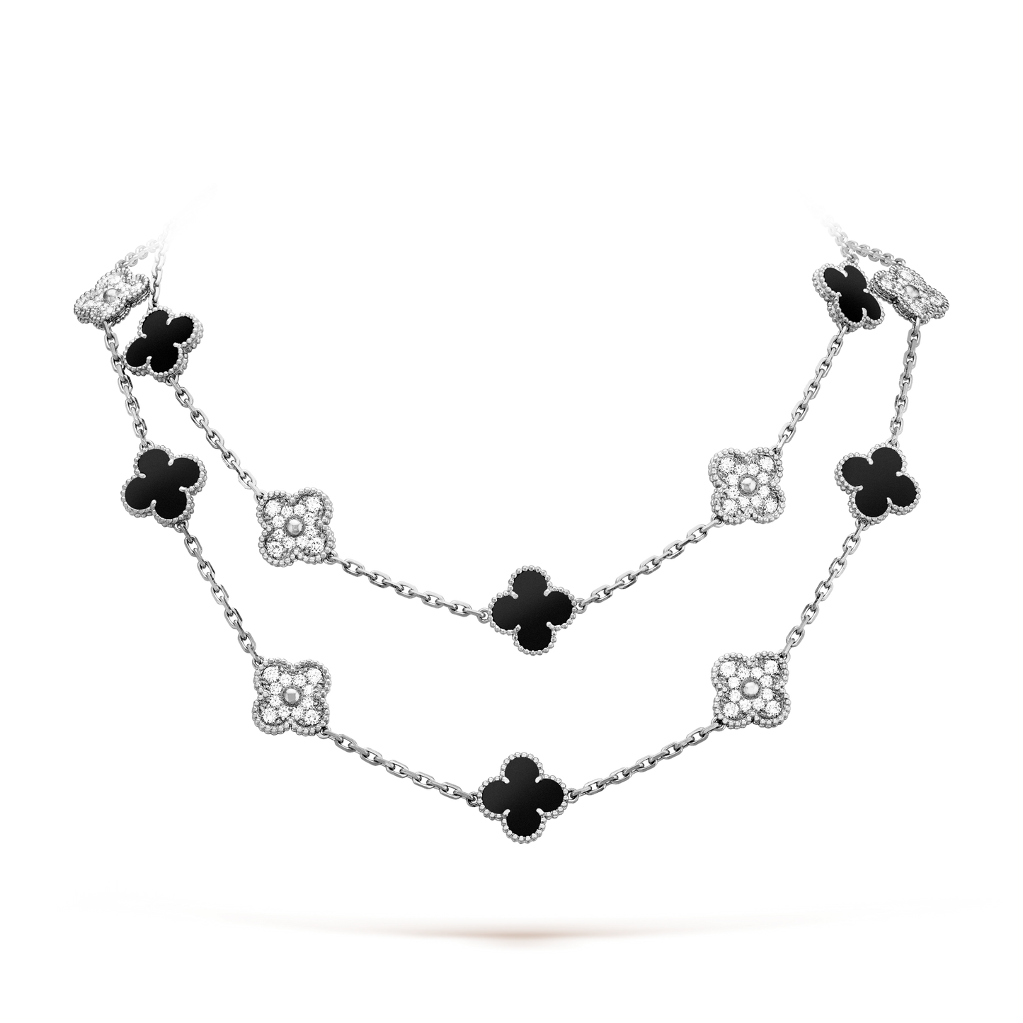 [OAK JURI]CLOVER 20 MOTIFS ONYX DIAMOND SILVER