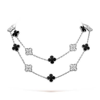 [OAK JURI]CLOVER 20 MOTIFS ONYX DIAMOND SILVER