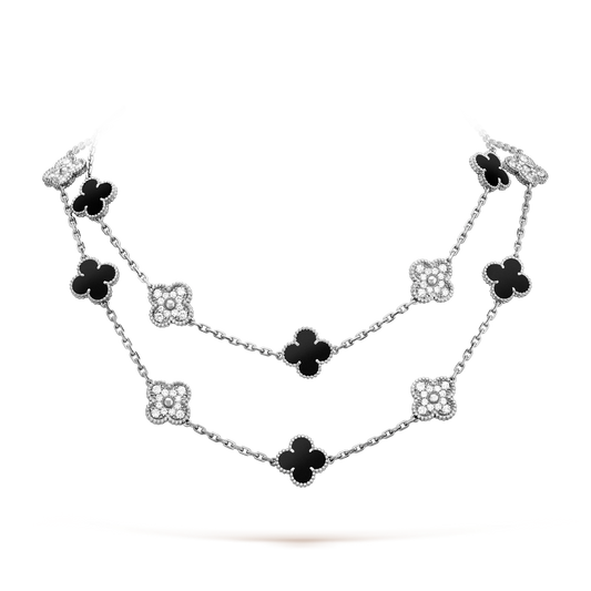 [OAK JURI]CLOVER 20 MOTIFS ONYX DIAMOND SILVER