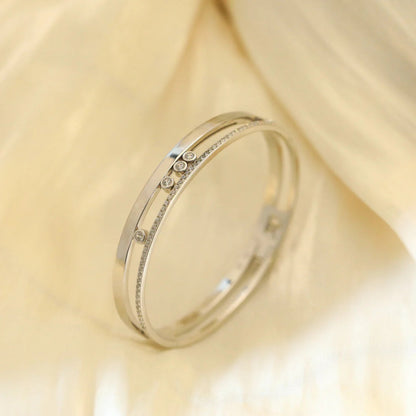 [OAK JURI]Move Romane Diamond Bangle Bracelet