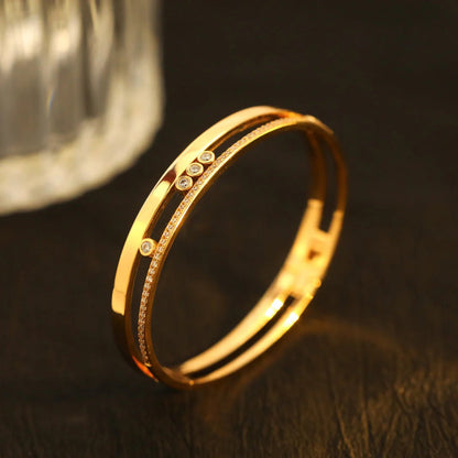 [OAK JURI]Move Romane Diamond Bangle Bracelet