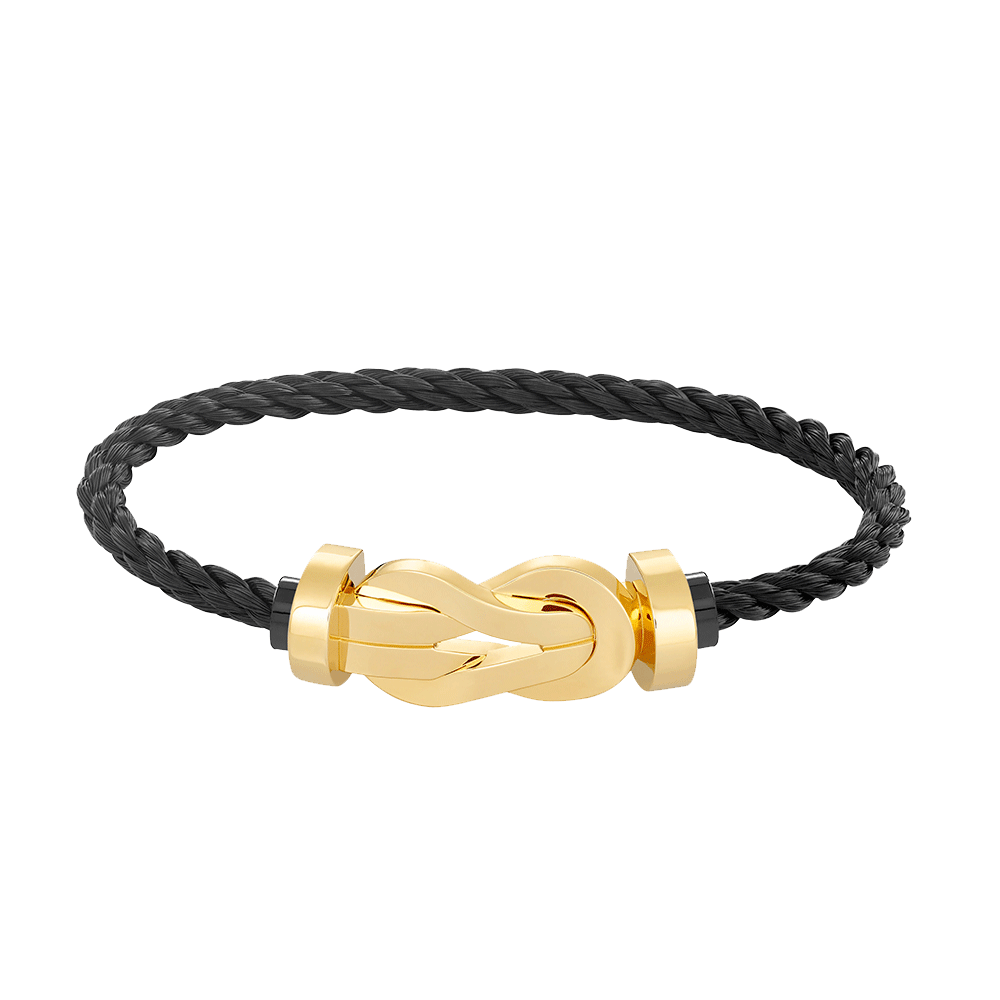 [OAK JURI]CHANCE LARGE 8 FIGURE BUCKLE NO DIAMOND BRACELET GOLD