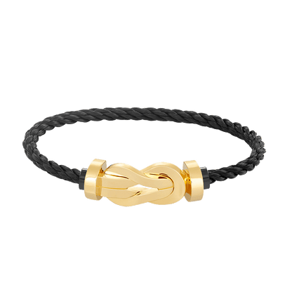 [OAK JURI]CHANCE LARGE 8 FIGURE BUCKLE NO DIAMOND BRACELET GOLD