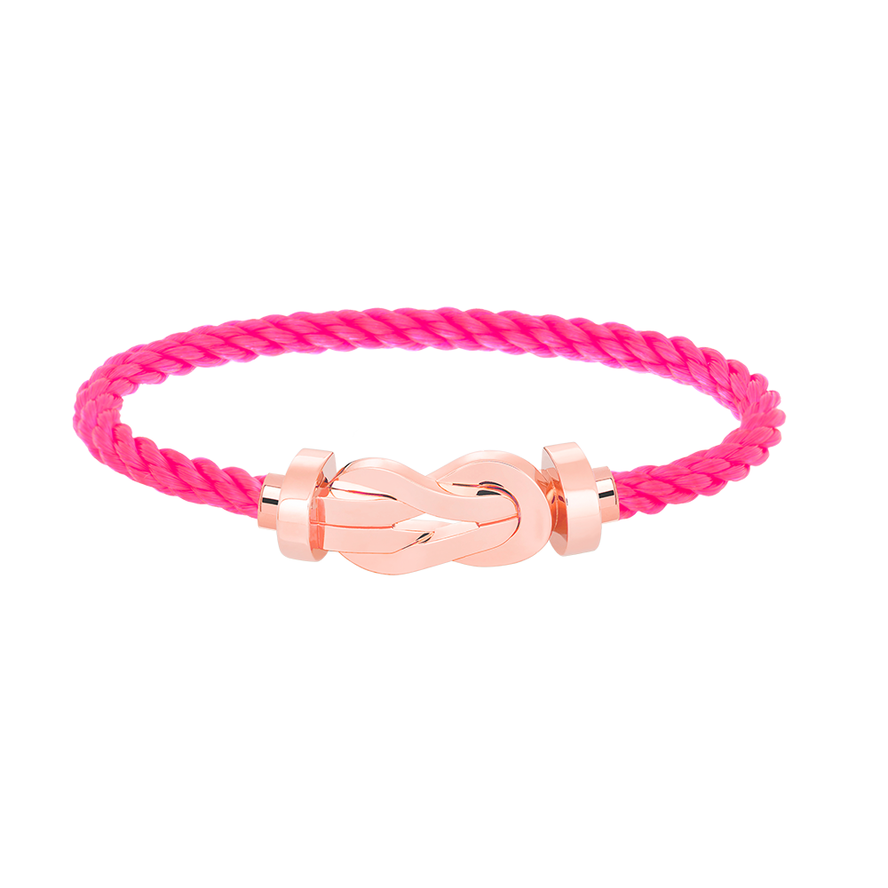 [OAK JURI]CHANCE LARGE 8 FIGURE BUCKLE NO DIAMOND BRACELET ROSE GOLD