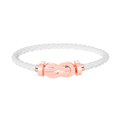 [OAK JURI]CHANCE LARGE 8 FIGURE BUCKLE NO DIAMOND BRACELET ROSE GOLD