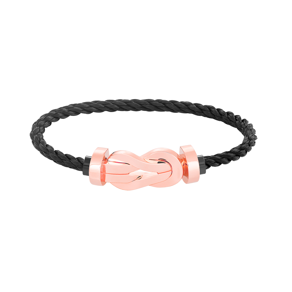 [OAK JURI]CHANCE LARGE 8 FIGURE BUCKLE NO DIAMOND BRACELET ROSE GOLD