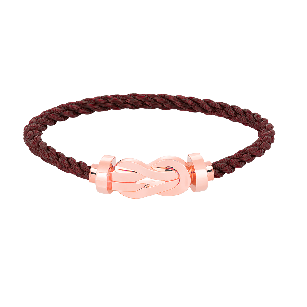[OAK JURI]CHANCE LARGE 8 FIGURE BUCKLE NO DIAMOND BRACELET ROSE GOLD