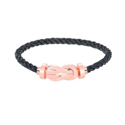 [OAK JURI]CHANCE LARGE 8 FIGURE BUCKLE NO DIAMOND BRACELET ROSE GOLD