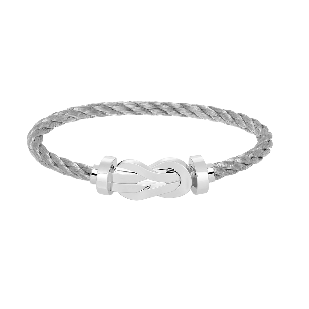 [OAK JURI]CHANCE LARGE 8 FIGURE BUCKLE NO DIAMOND BRACELET SILVER