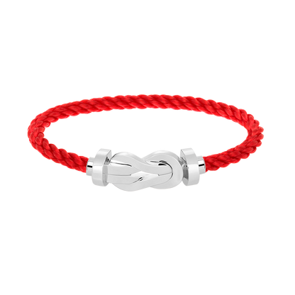 [OAK JURI]CHANCE LARGE 8 FIGURE BUCKLE NO DIAMOND BRACELET SILVER