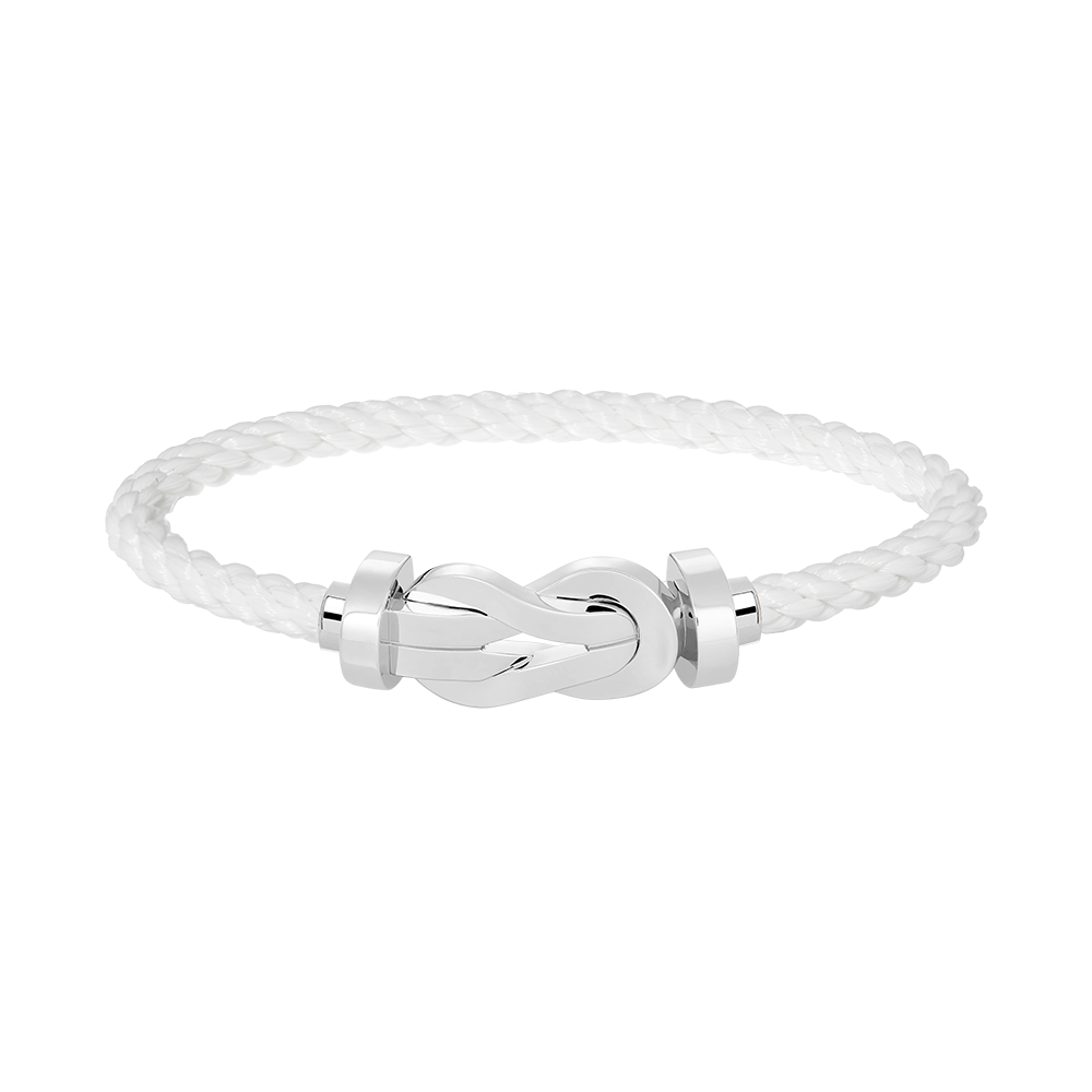 [OAK JURI]CHANCE LARGE 8 FIGURE BUCKLE NO DIAMOND BRACELET SILVER