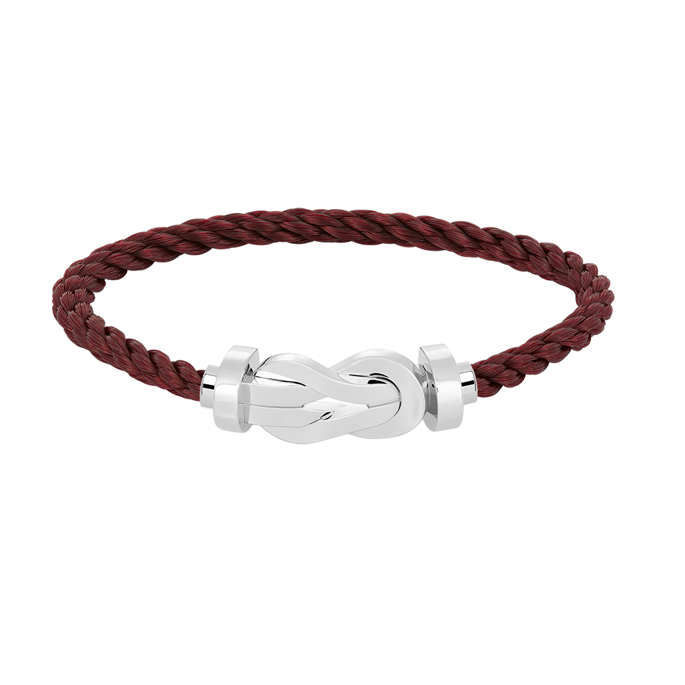 [OAK JURI]CHANCE LARGE 8 FIGURE BUCKLE NO DIAMOND BRACELET SILVER