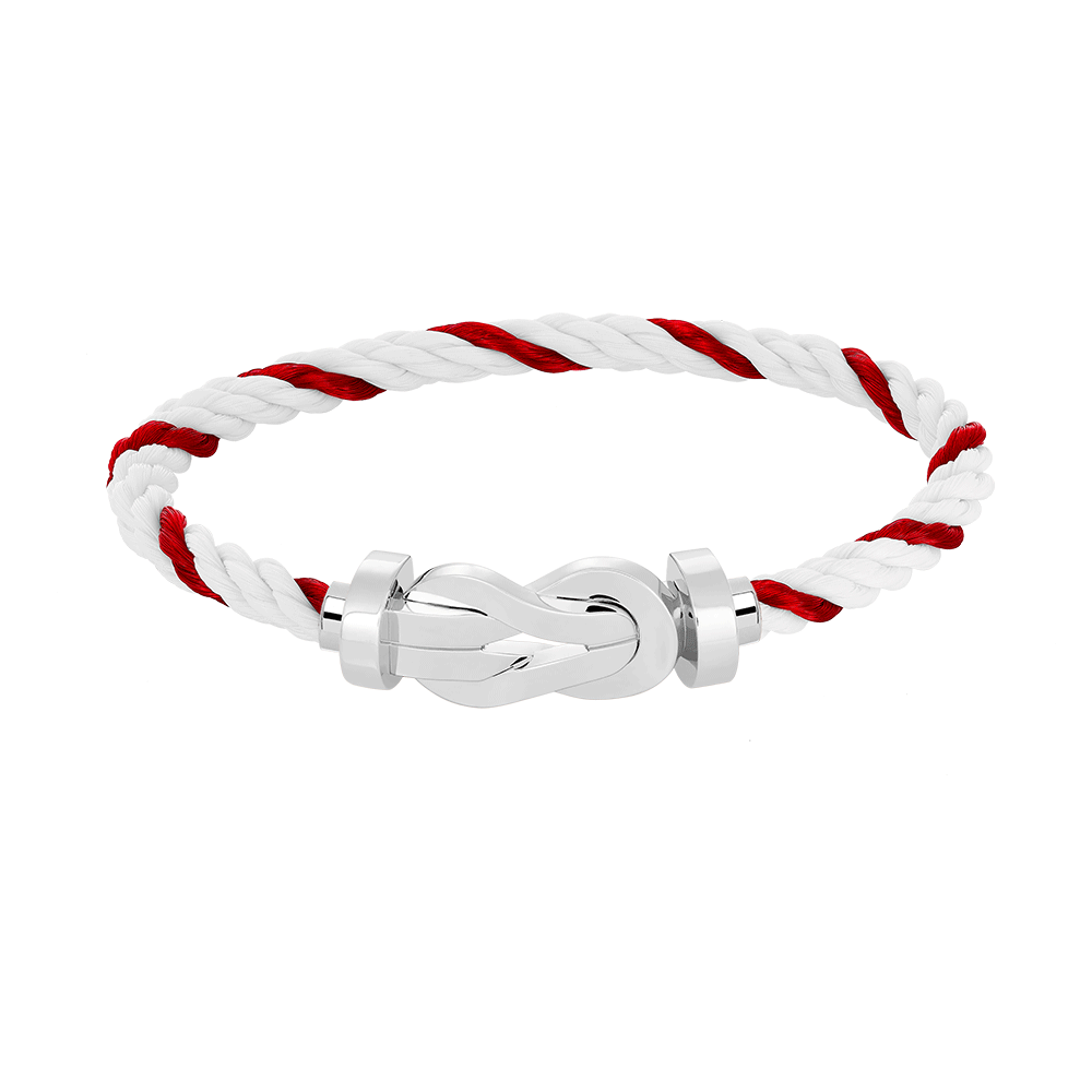 [OAK JURI]CHANCE LARGE 8 FIGURE BUCKLE NO DIAMOND BRACELET SILVER