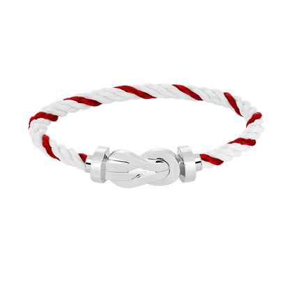 [OAK JURI]CHANCE LARGE 8 FIGURE BUCKLE NO DIAMOND BRACELET SILVER
