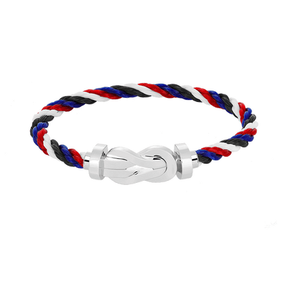 [OAK JURI]CHANCE LARGE 8 FIGURE BUCKLE NO DIAMOND BRACELET SILVER