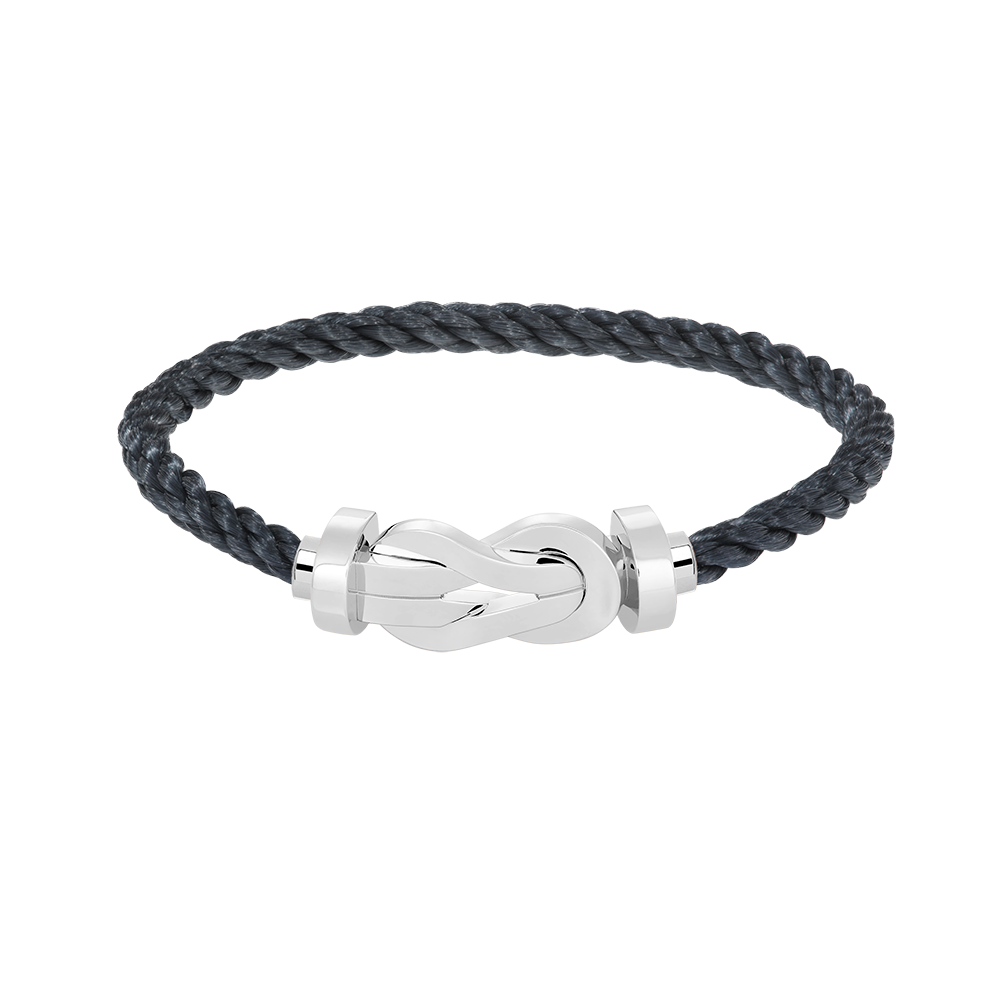 [OAK JURI]CHANCE LARGE 8 FIGURE BUCKLE NO DIAMOND BRACELET SILVER