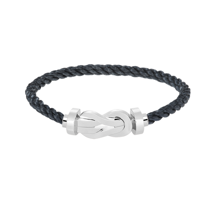 [OAK JURI]CHANCE LARGE 8 FIGURE BUCKLE NO DIAMOND BRACELET SILVER