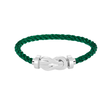 [OAK JURI]CHANCE LARGE 8 FIGURE BUCKLE NO DIAMOND BRACELET SILVER