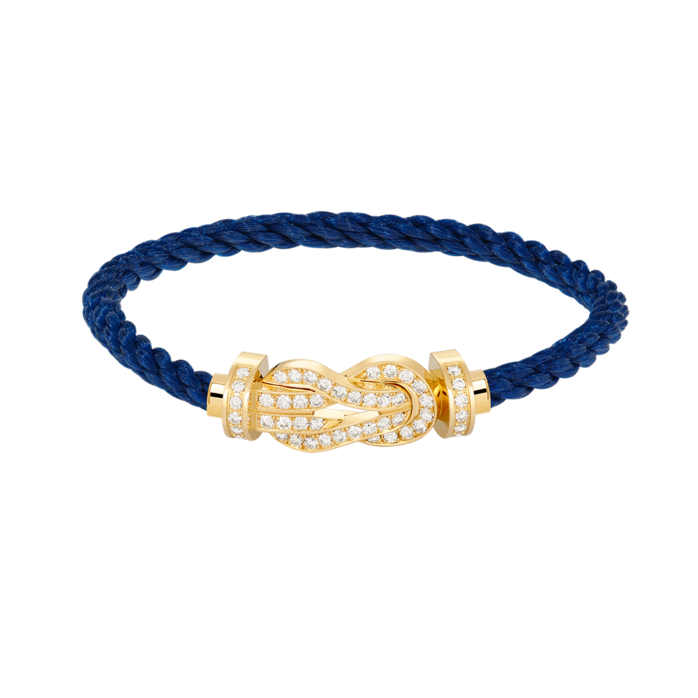 [OAK JURI]CHANCE LARGE 8 FIGURE BUCKLE FULLDIAMOND BRACELET GOLD