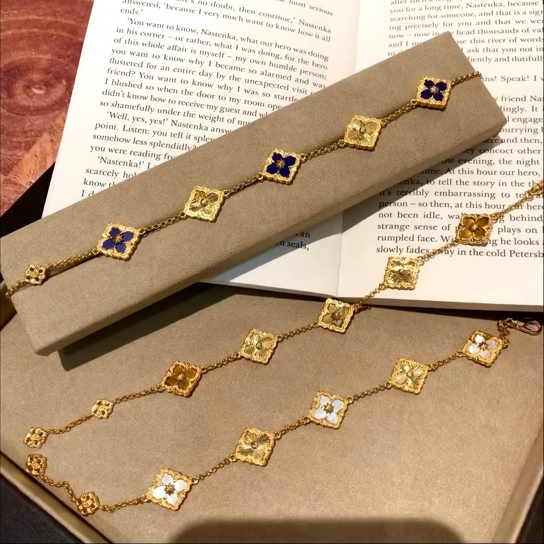 [OAK JURI]OPERA 5 MOTIFS TULLE ENAMEL BRACELET