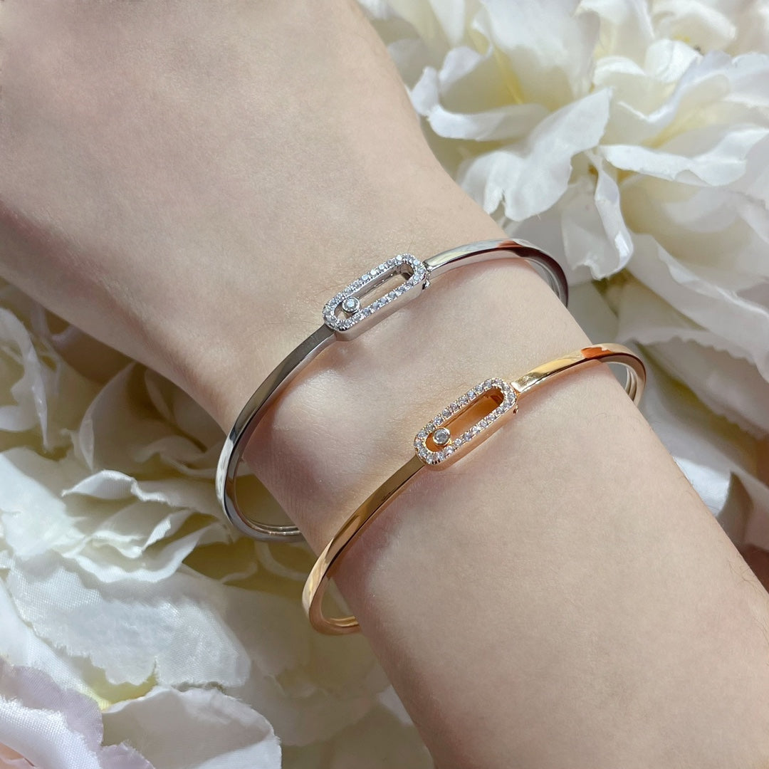 [OAK JURI]Move Uno pavé flex bangle medium