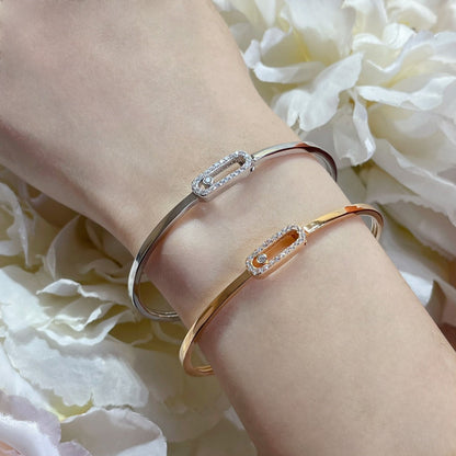 [OAK JURI]Move Uno pavé flex bangle medium