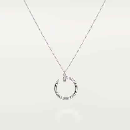[OAK JURI]JUSTE NECKLACE HALF DIAMOND