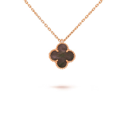 [OAK JURI]CLOVER MINI 9.5MM CARNELIANS NECKLACE COLLECTION