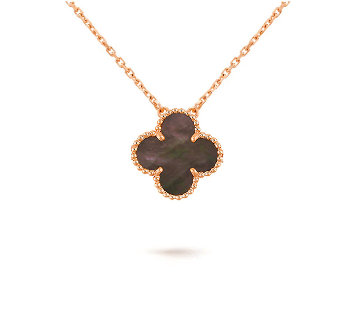 [OAK JURI]CLOVER 15MM SINGLE FLOWER NECKLACE COLLECTION