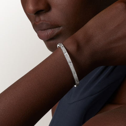 [OAK JURI]LOVE BRACELET 4.8MM DIAMOND-PAVED