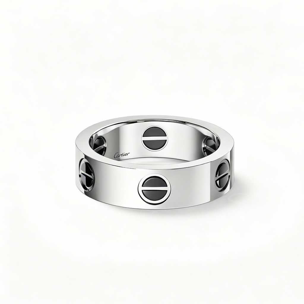 [OAK JURI]LOVE RING 5.5MM NO DIAMONDS  CERAMIC