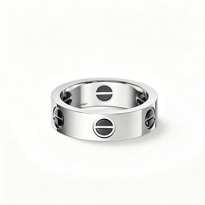[OAK JURI]LOVE RING 5.5MM NO DIAMONDS  CERAMIC