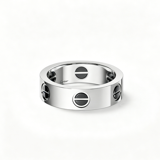 [OAK JURI]LOVE RING 5.5MM NO DIAMONDS  CERAMIC