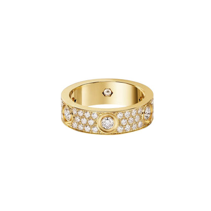 [OAK JURI]LOVE 5.5mm Full-Pave 6-Diamond Ring