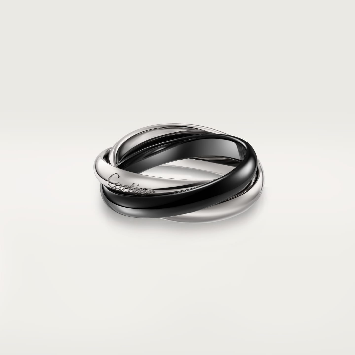 [OAK JURI]TRINITY 3.2MM RING BLACK CERAMIC