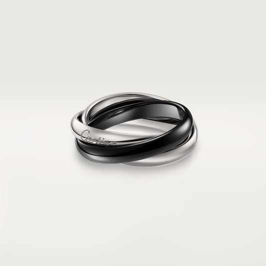 [OAK JURI]TRINITY 3.2MM RING BLACK CERAMIC