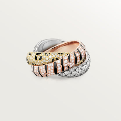 [OAK JURI]TRINITY  RING LEOPARD PRINT