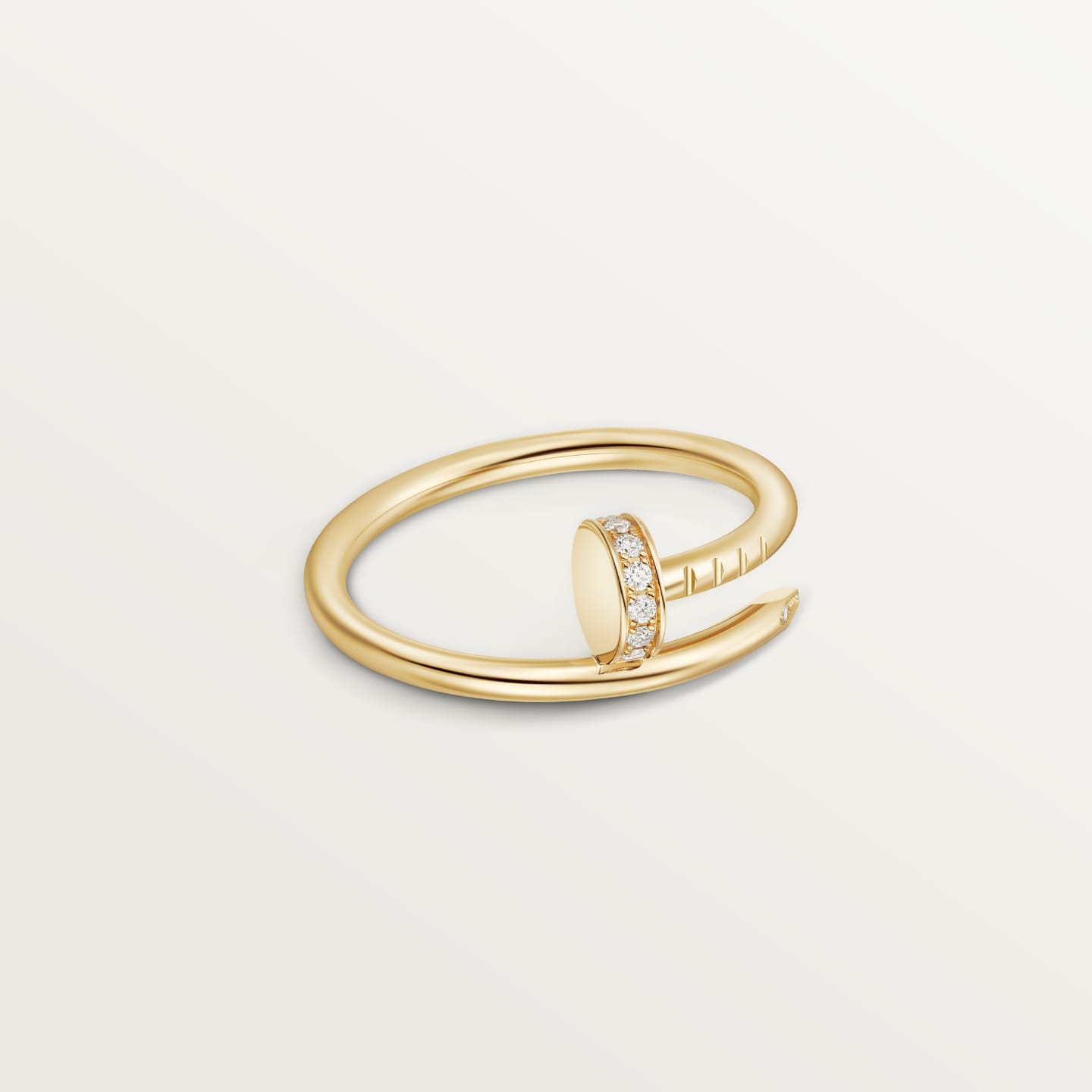 [OAK JURI]JUSTE 1.8MM HALF DIAMOND RING