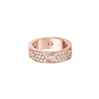 [OAK JURI]LOVE 5.5mm Full-Pave 6-Diamond Ring