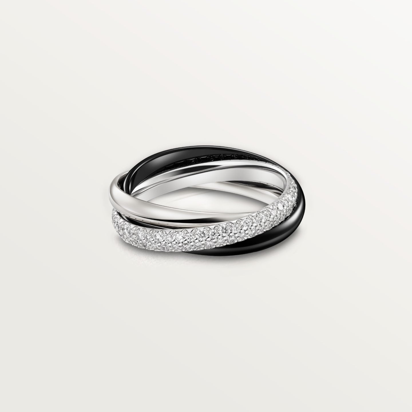 [OAK JURI]TRINITY 3.2MM RING BLACK CERAMIC