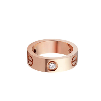 [OAK JURI]LOVE 5.5MM 3 DIAMOND RING