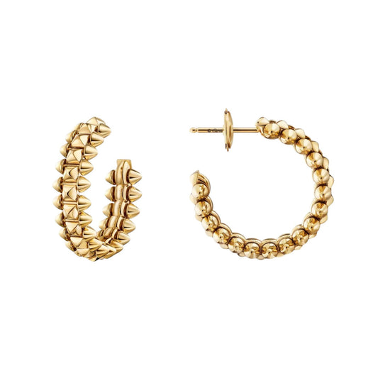 [OAK JURI]CLASH SMALL HOOP EARRINGS
