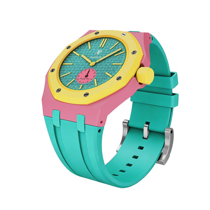 Royal Oak Pop Exclusive Ceramic Dial  Silicone Strap