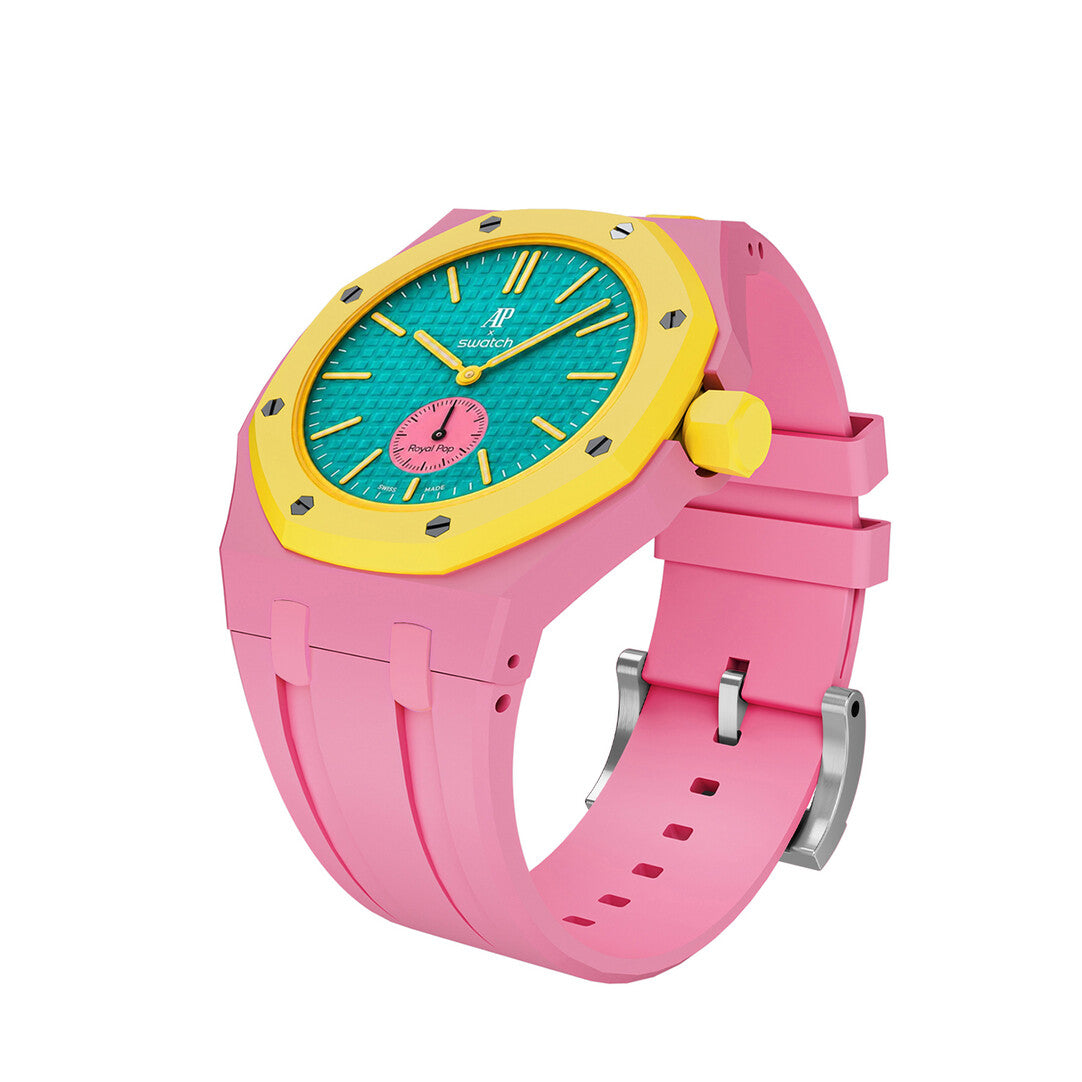 Royal Oak Pop Exclusive Ceramic Dial  Silicone Strap
