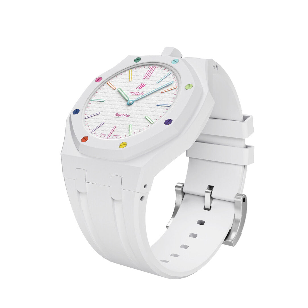 Royal Oak Pop Exclusive Ceramic Dial  Silicone Strap