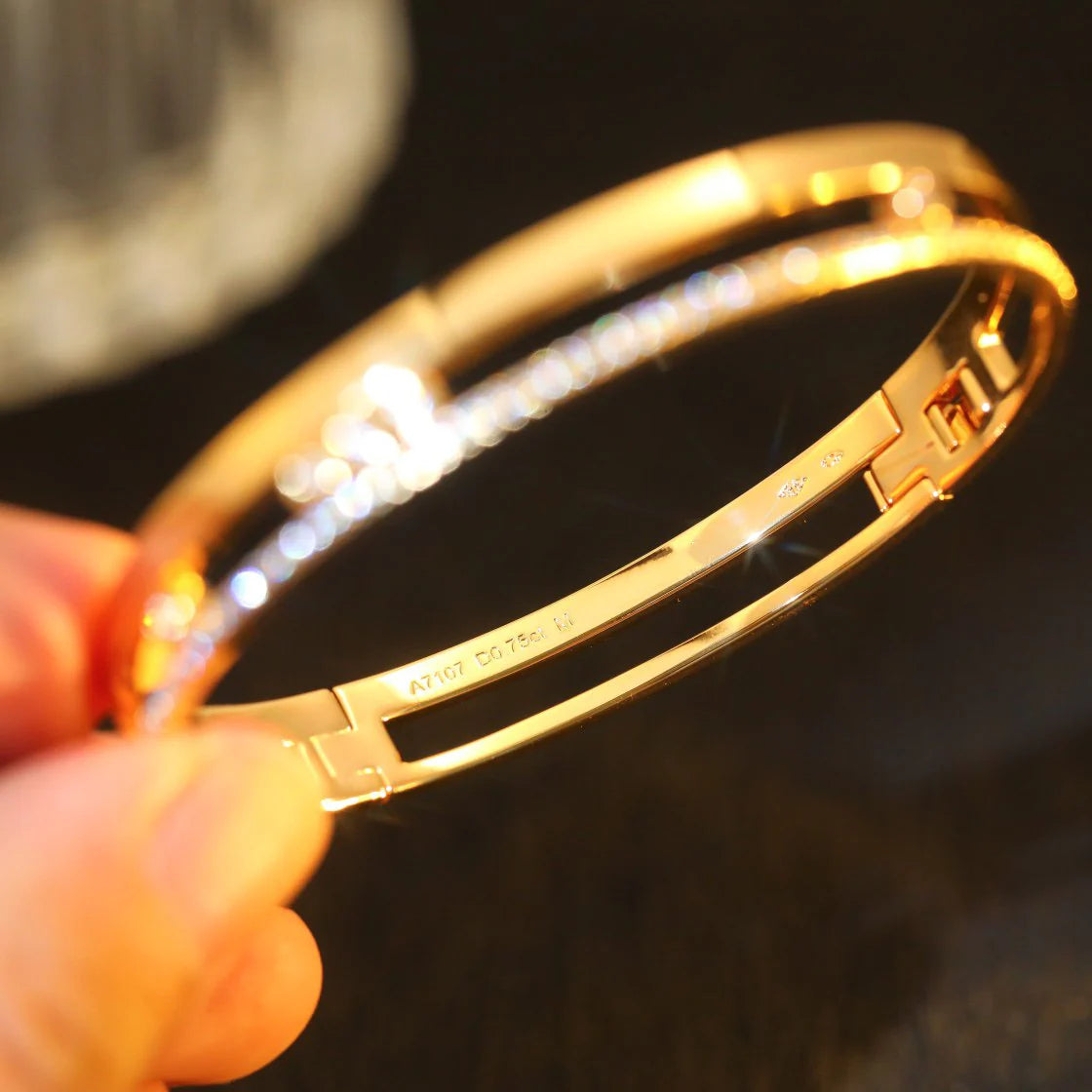 [OAK JURI]Move Romane Diamond Bangle Bracelet