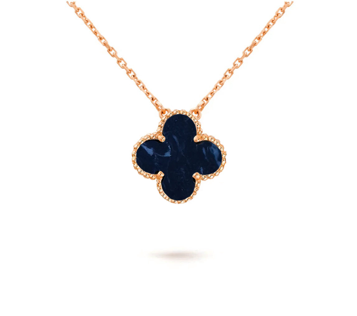 [OAK JURI]CLOVER 15MM SINGLE FLOWER NECKLACE COLLECTION
