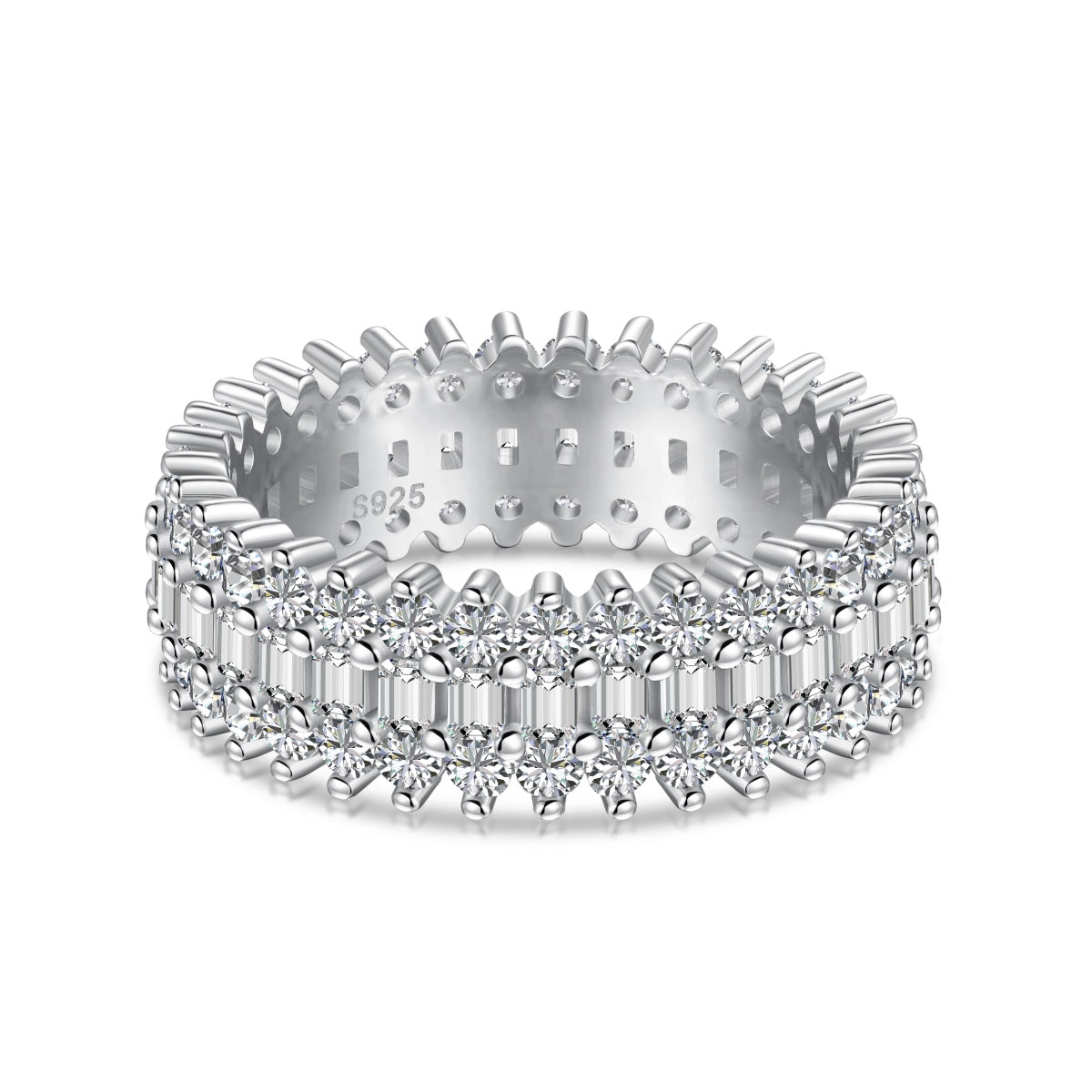 [OAK JURI]Ornate Colorful Radiant Cut Daily Ring