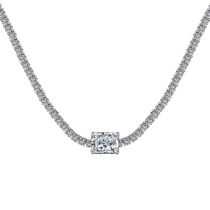 [OAK JURI]2.0 carat Ornate Emerald Cut Necklace